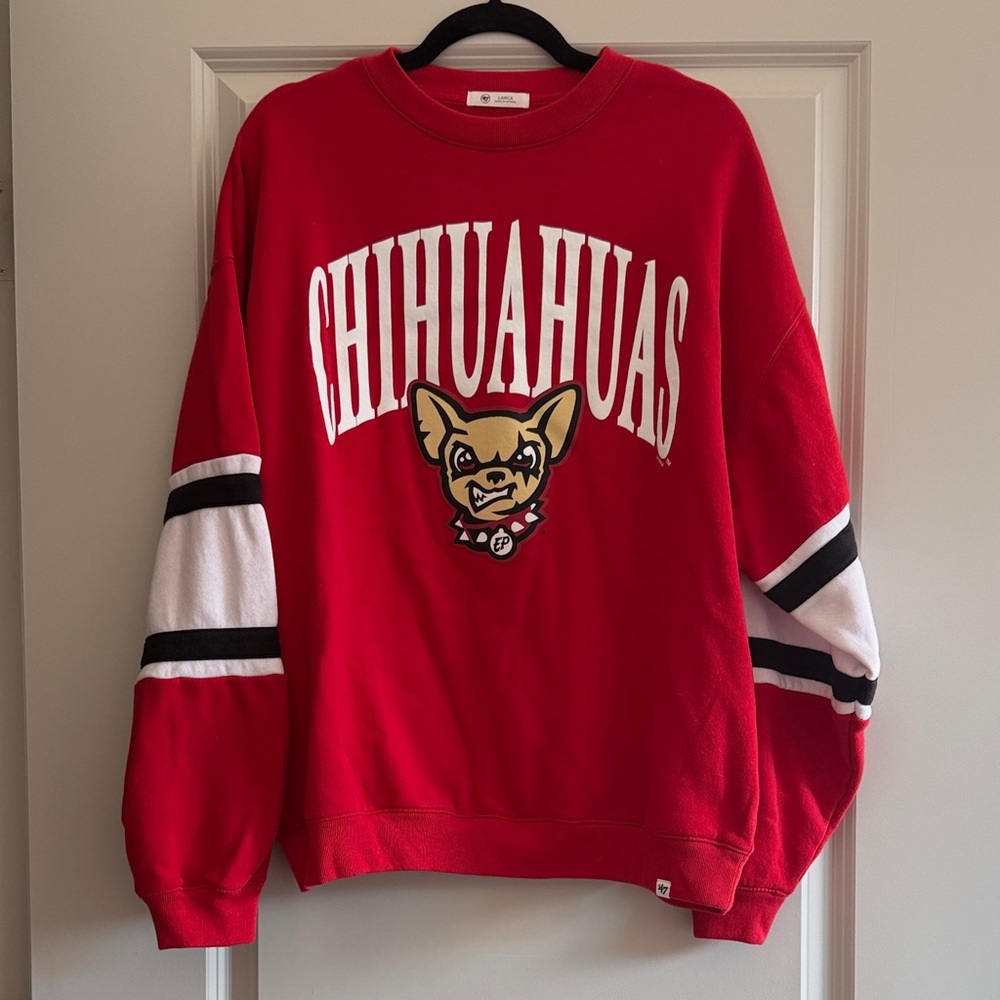 47 Chihuahuas Red Crewneck Sweater